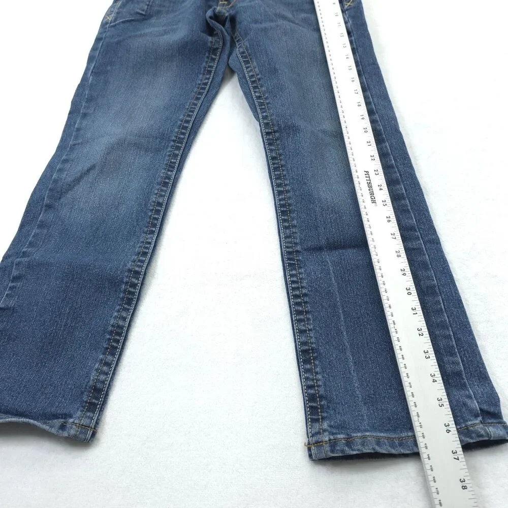 Ariat M5 Straight Fit Straight Leg Men's 28x30 (28x27) Blue Cotton Denim Jeans